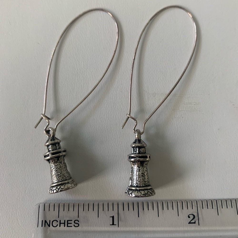 Earrings Lighthouse Dangle - image 5